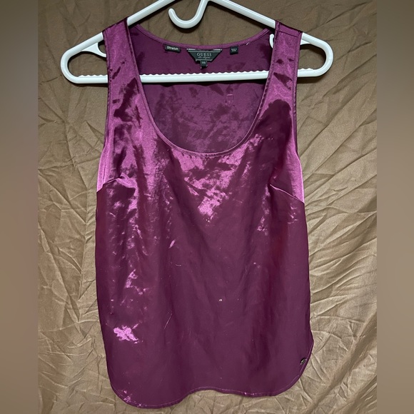 Guess Sleeveless Loose Fit Tank Size XSmall Womens - Picture 4 of 4